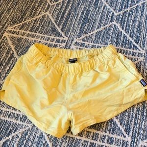 Light yellow hiking/swimming shorts